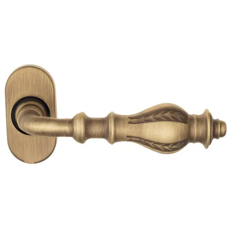 Дверная ручка для профильных дверей Venezia \"GIFESTION\" EP матовая бронза