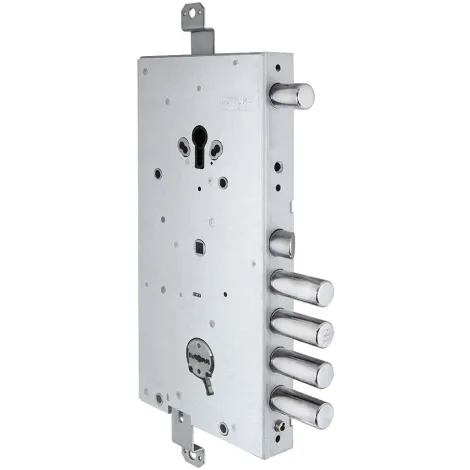 Замок врезной двухсистемный 54.J916M-S My Key (левый), перекод. с торца, кл. 60 мм, без накл.