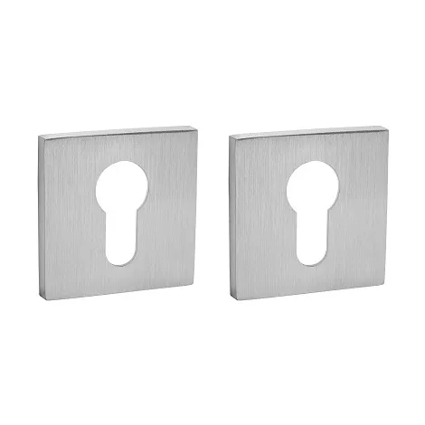 Накладка под цилиндр Ajax ET.K.JS51 (ET JS) SSC-16 сатинированный хром