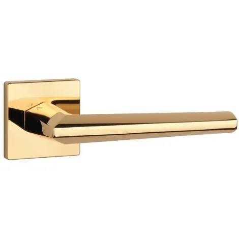 Дверная ручка на квадратном основании APRILE JASMINA Q 7S LG PVD золото