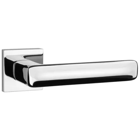 Дверная ручка на квадратном основании APRILE STELLA Q 7S LP полированный хром