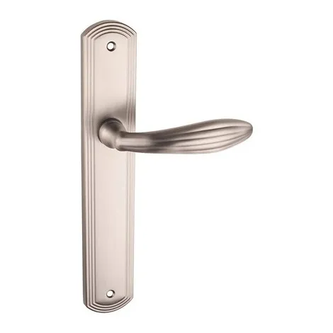 Дверная ручка Tupai на планке 1911 S-142 никель шлифованный