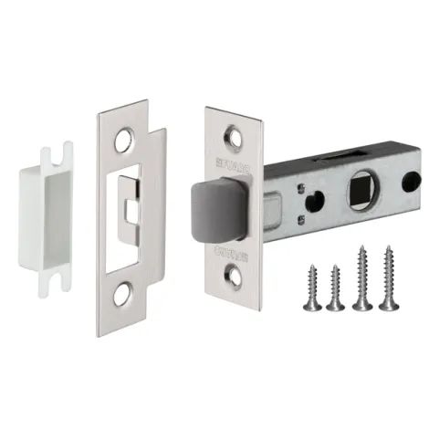 Защелка врезная Fuaro PLASTIC P12-45-25 SN матовый никель