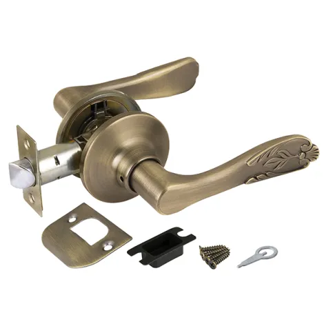 Ручка защелка Punto 6033 MAB-P (без фик.) матовая бронза