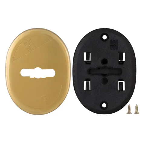 Накладка на Mottura (Моттура) сувальдный замок овальная со шторкой 95.324 (БРОНЗА), 1 шт