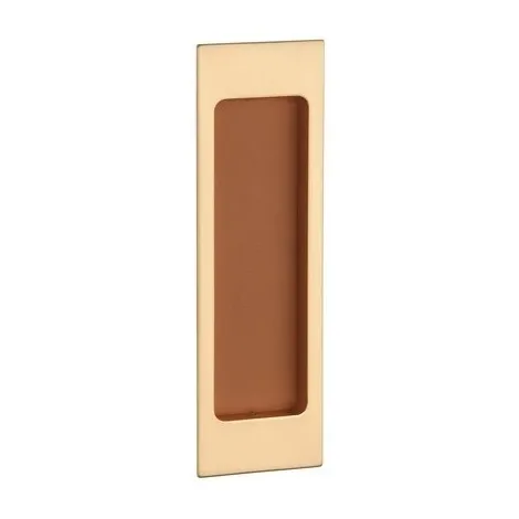 Ручка для раздвижных дверей на прямоугольном основании APRILE 240 KG матовое золото