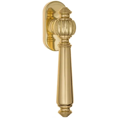 Ручка оконная Fratelli Cattini \"MARANI\" FW 7-OLV полированная латунь