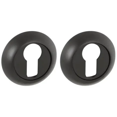 Накладка под цилиндр на круглом основании Punto ET.R.ZR54 (ET ZR) BL-24 черный