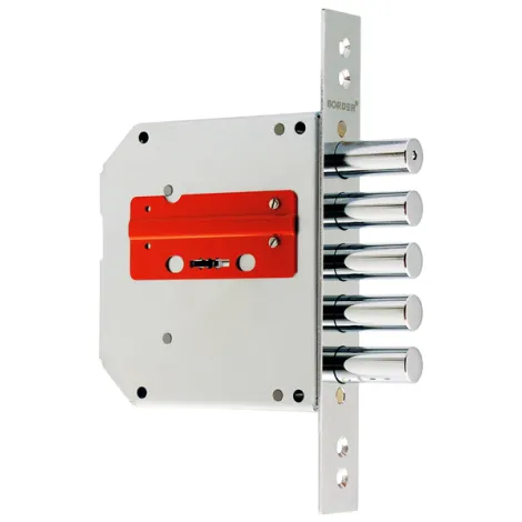 Замок врезной Border сувальдный ЗВ8-6 ЛК5/15 (лев.), 5 кл. (дл. кл. 120 мм) /72262/