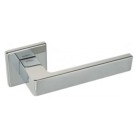 Дверная ручка на квадратном основании Fratelli Cattini \"BOOM\" 8FS-CR полированный хром