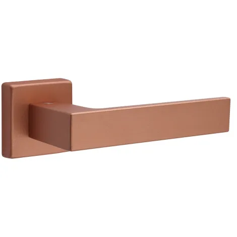 Дверная ручка на квадратном основании Fimet Kubo 1317/215 F13 медь