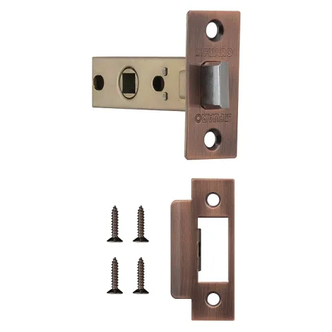 Защелка врезная Fuaro (Фуаро) F12-45-25 AC медь