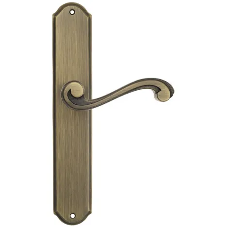 Дверная ручка Venezia \"VIVALDI\" на планке PL02 матовая бронза