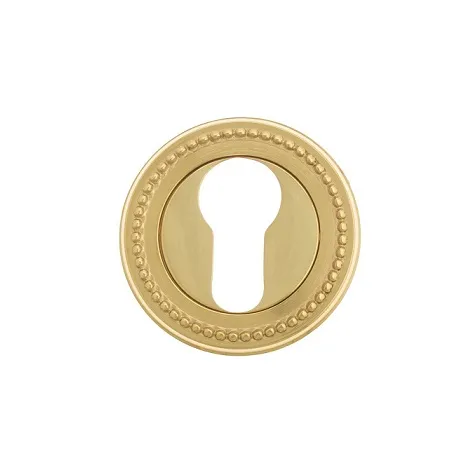 Накладка дверная под цилиндр Venezia CYL-1 D3 полированная латунь 2 шт.