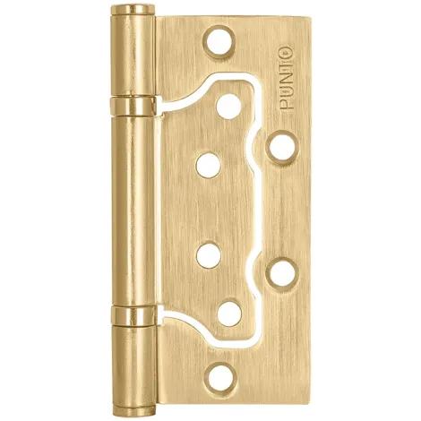 Петля универсальная без врезки Punto IN4200W/HD SSG (200-2B 100x2,5) сатинированное золото