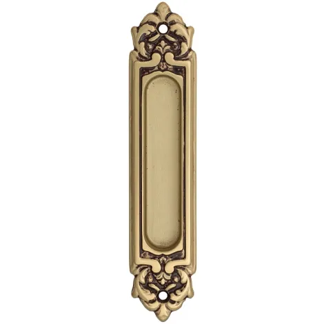 Ручка для раздвижной двери Venezia U122 DECOR французское золото + коричневый (1шт.)