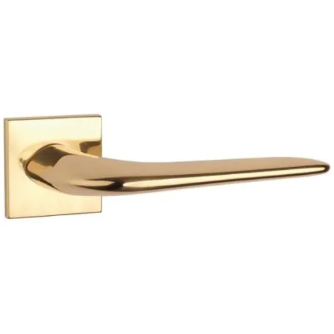 Дверная ручка Tupai на квадратном основании 4163 Q 5S-01 золото