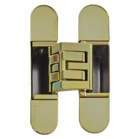 Петля скрытая универсальная асимметричная KUBICA HYBRID 6360 38 OL золото (60 kg)