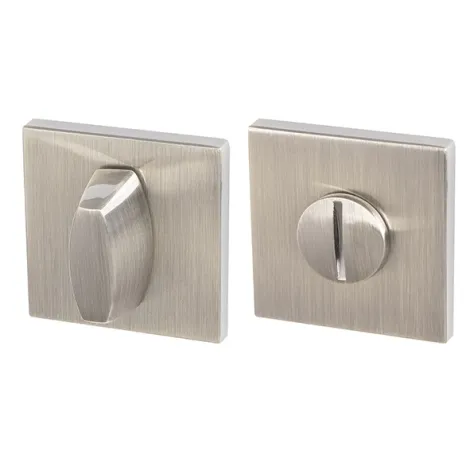 Фиксатор поворотный на квадратном основании Armadillo WC-BOLT BK6 USS SN-3 Матовый никель