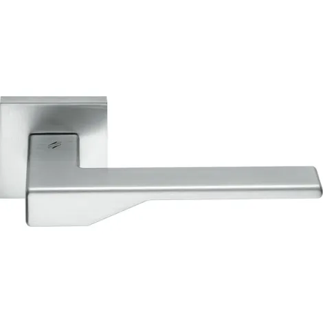 Дверная ручка на квадратном основании Colombo Dea матовый хром