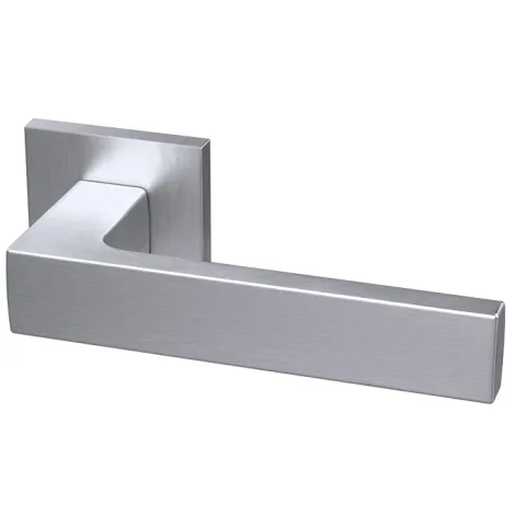 Дверная ручка на квадратном основании Armadillo SKY USS MWSC-33 итальянский тисненый