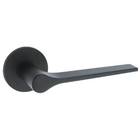 Дверная ручка на круглом основании Fimet London 1300/208 NO черный