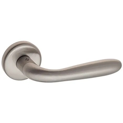 Дверная ручка на круглом основании COLOMBO Robot CD41RSB-NI матовый никель