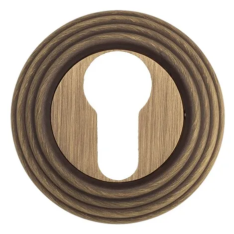 Накладка под цилиндр на круглом основании Fratelli Cattini CYL-1 D8-BY матовая бронза 2 шт.