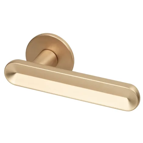 Дверная ручка на круглом основании Armadillo R.YM.FRAPPE FSG-39 флорентийское золото