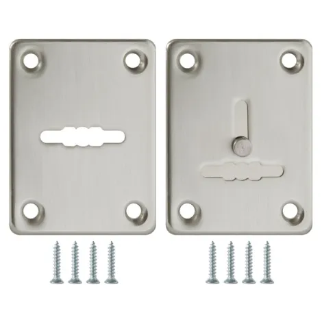 Декоративная накладка Fuaro ESC.S-lift+S/K.set (ESC081/082) SN-3 матовый никель на сувальдный замок сталь (1пара)