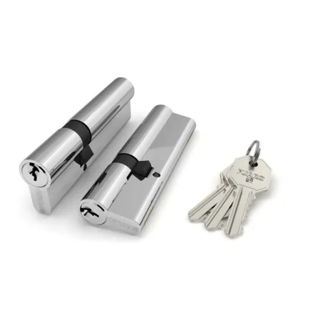 Цилиндровый механизм Fuaro (100 CA/105) 1000CAKey105(30+10+65) CP хром 3Key