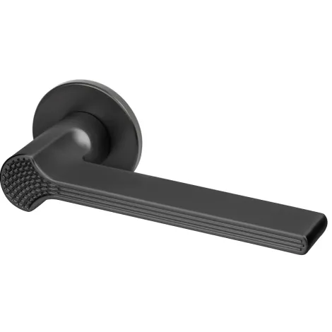 Дверная ручка на круглом основании Armadillo R.YM.HONEY BL-26 черный