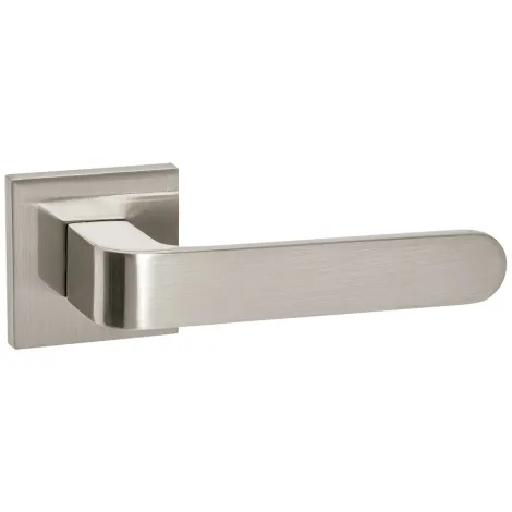 Дверная ручка на квадратном основании Ajax K.JS51.FLEX SN-3 матовый никель