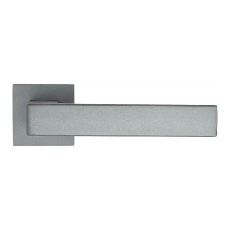 Дверная ручка на квадратном основании Fratelli Cattini \"BOOM\" 8-GA антрацит серый