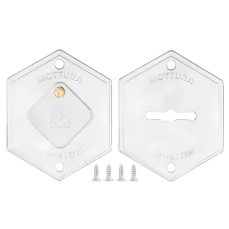 Комплект накладок Mottura (Моттура) на сувальдный замок 95.299 (ХРОМ), 2 шт