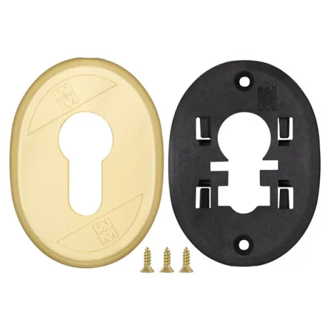 Накладка на Mottura (Моттура) цилиндр овальная 95.397 (ЛАТУНЬ), 1 шт