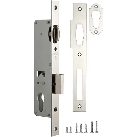 Корпус узкопрофильного замка с роликовой защелкой Fuaro PROF155-30 (155-30) CP хром