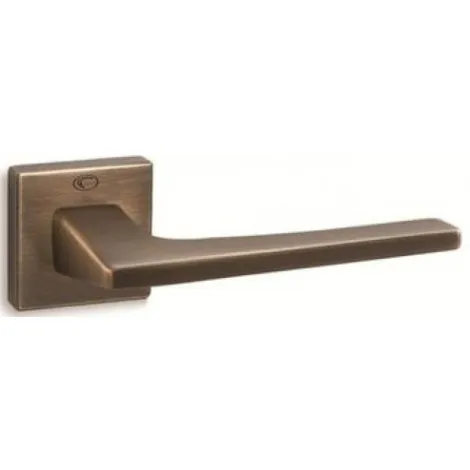 Дверная ручка на квадратном основании CONVEX (Греция) 1495-матовый антик