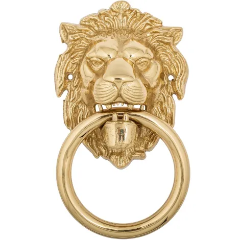 Дверная стучалка Fratelli Cattini \"RELEONE\" 190x110 OLV полированная латунь