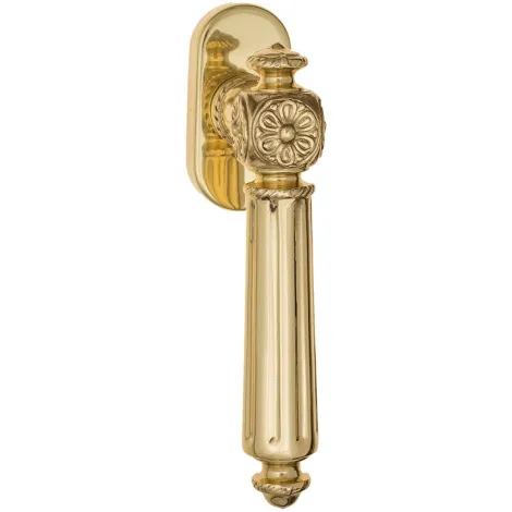 Ручка оконная Fratelli Cattini \"TORCELLO\" FW 7-OLV полированная латунь