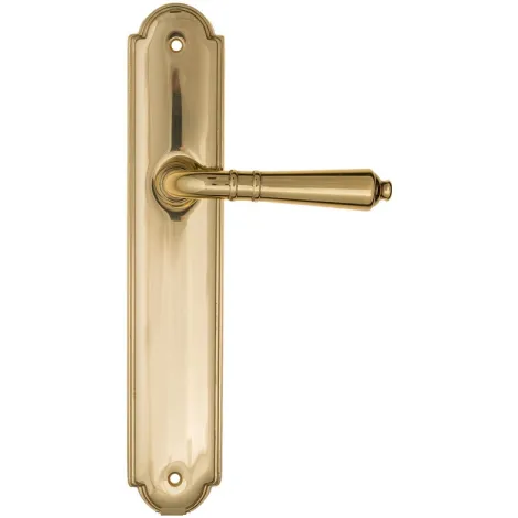 Дверная ручка на планке Fratelli Cattini \"TOSCANA\" PL257-OLV полированная латунь