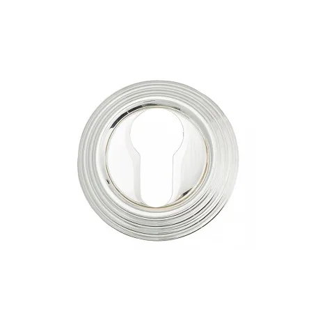 Накладка дверная под цилиндр на круглом основании Venezia CYL-1 D8 полированный хром 2 шт.