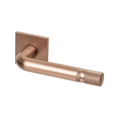 Дверная ручка на квадратном основании Armadillo K.YM.CANNOLI AC-9 медь
