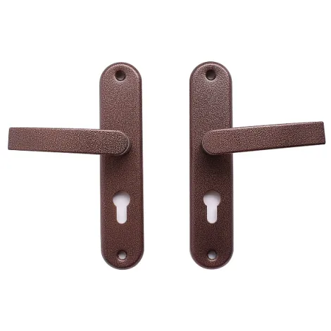 Дверная ручка на планке Sam РФ.55-002 медный антик /70096/