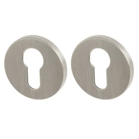 Накладка под цилиндр на круглом основании Armadillo ET URS SN-3 Матовый никель