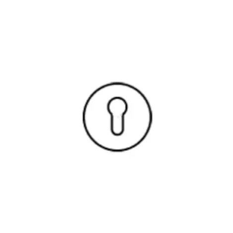 Накладка под цилиндр на круглом основании Fimet 241 F04 полированный хром