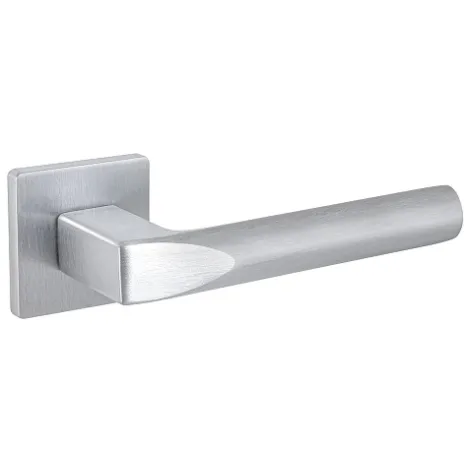 Дверная ручка на квадратном основании Fuaro K.SL52.PRIZMA (PRIZMA SL) SSC-16 сатинированный хром