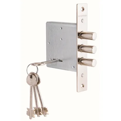 Замок врезной Guardian сувальдный ЗВ 10.01 (без отв. планки), 4 кл. /128:3930/
