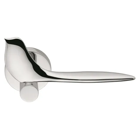 Дверная ручка на круглом основании Colombo Twitty хром