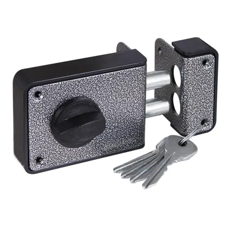 Замок накладной Zenit ЗН 1-3-1 серебро